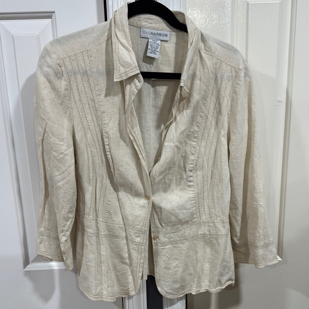 Sag Harbor Cream Blouse